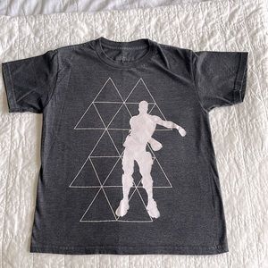 BOYS GRAY FORTNITE TEE SHIRT BY FORTNITE SIZE 8